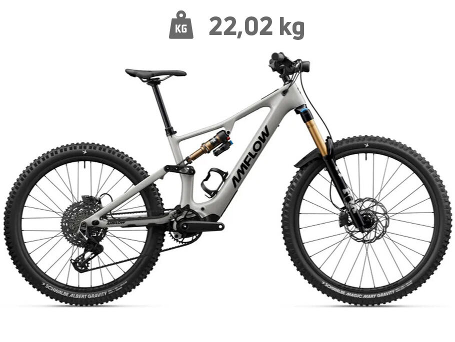 Elektrokolo Amflow PX Carbon PRO (700 Wh) 2026 grey - AVINOX motor