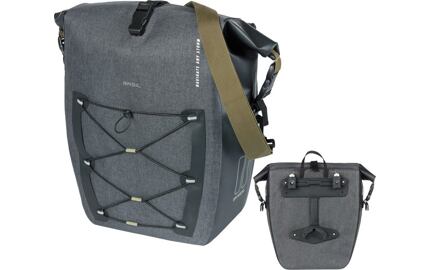 Taška Basil Navigator Storm MIK Side L cerná, 46x36x21cm, 25-31l, MIK