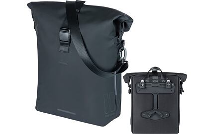 Záves.taška Basil SoHo MIK Side nocní cerná, 37x32x16cm, 17l