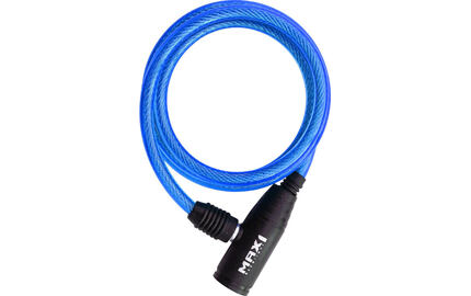 zámek spirála MAX1 1200x8 mm modrý