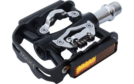 pedály MAX1 SPD Tour jednostranné černé