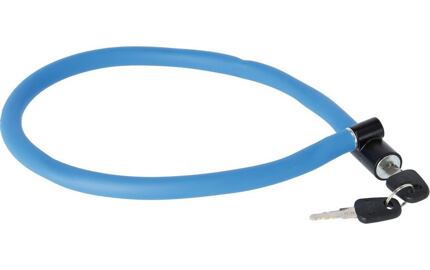 Kabel.zámek  AXA Resolute 60/6 délka 60cm, Ø6mm, petrolej.