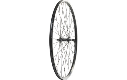 Výplet 622/28" přední, ráfek dvoustěnný černý,  Al náboj RU