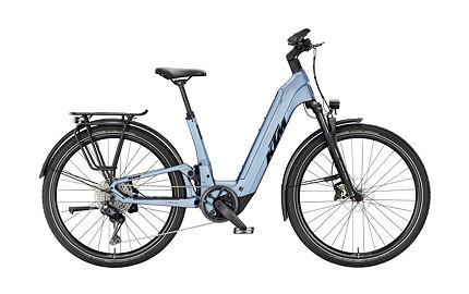 KTM Macina Style FS Prime DI2 - Steel Blue Matt (Black Glossy)