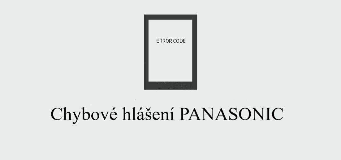 Chybová hlášení, elektrokola s motorem - PANASONIC