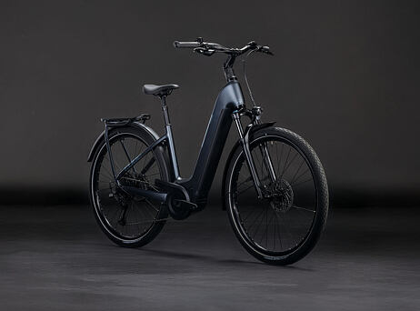 Cube Kathmandu Hybrid ONE 800, easy entry - metallicgrey´n´grey