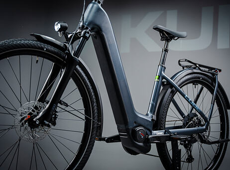 Cube Kathmandu Hybrid ONE 800, easy entry - metallicgrey´n´grey