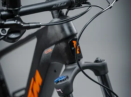 KTM Macina Team 893 - Diamond Black Matt (Grey+Orange)