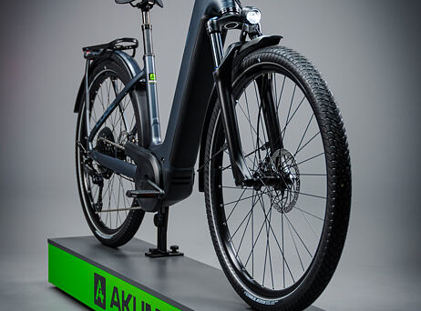 Cube Kathmandu Hybrid ONE 800, easy entry - metallicgrey´n´grey