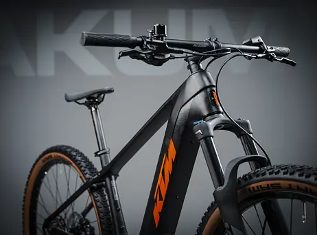 KTM Macina Team 893 - Diamond Black Matt (Grey+Orange)